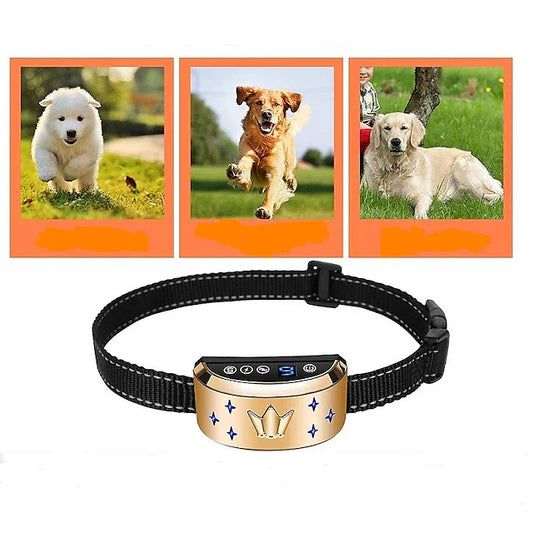 Collier anti-aboiement pour chien - Anti-aboiement électronique/électrique Sécurité plastique électronique Aide au comportement de l'animal de compagnie
