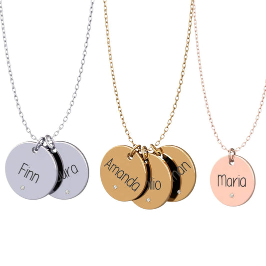 Kette mit Name und Datum